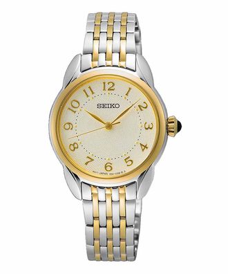 Seiko Damen-Armbanduhr Quarz Zweifarbig SUR562P1