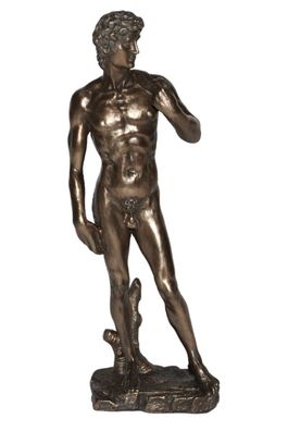 Dekofigur David von Michelangelo H 19 cm Deko Skulptur Parastone