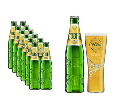 12 x Cobra Zero je 0,33l - alkoholfreies Bier aus Indien 6,03/ L