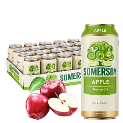 24 Dosen Somersby Apfel, die fruchtige Erfrischung 3,85/ L