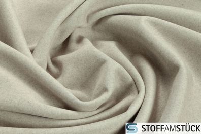 Stoff Polyester Thermo Polar Fleece ecru Wärmedämmung isolierend