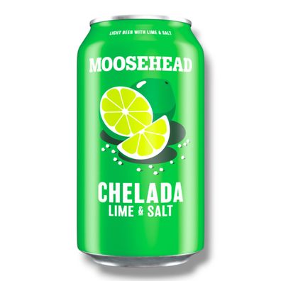 Moosehead Chelada 24 x 355ml Dose - Lime & Salt - Lager mit Limette & Salz