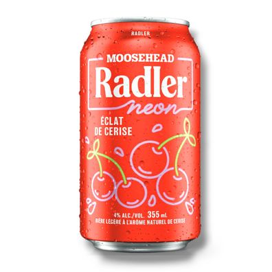 Moosehead Radler Cherry Blast 24 x 355ml - Bier aus Kanada mit 4% Vol.