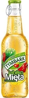 Original polnischer Tymbark Apfel Minze Saft 12 x 0,25l