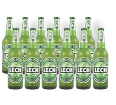 24x Flaschen Lech Premium Pils der einzigartige Geschmack aus Polen Bier