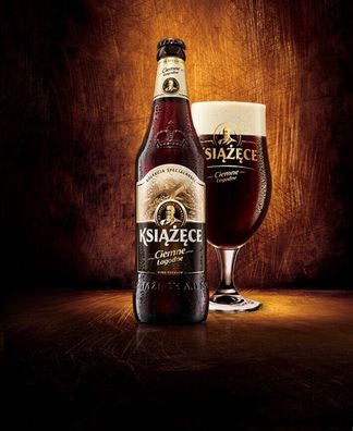 Ksiazece Ciemne Lagodne 24 x 0,5l - Dark Mild aus Polen mit 4,1% Vol