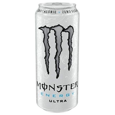 Monster Energy Ultra White- Zero Zucker und Zero Kalorien 24 x 0,5l