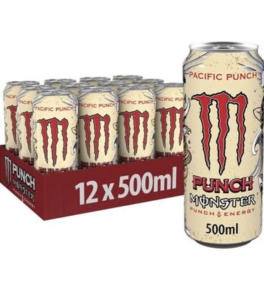 24x0,5l Monster Pacific Punch Energy Drink Energiegetränk m. Fruchtsaft