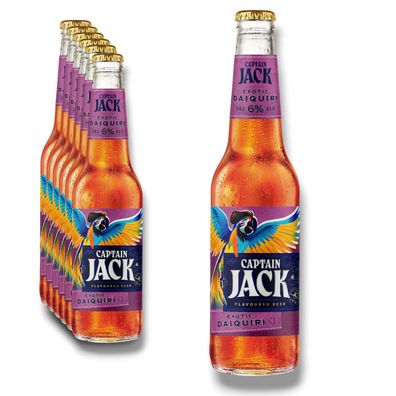 Captain Jack Exotic Daiquiri 6x 0,4l- Biermischgetränk aus Polen mit 6% Vol.