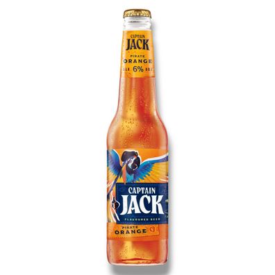 Captain Jack Pirate Orange 24 x 0,4l- Biermischgetränk aus Polen mit 6% Vol.