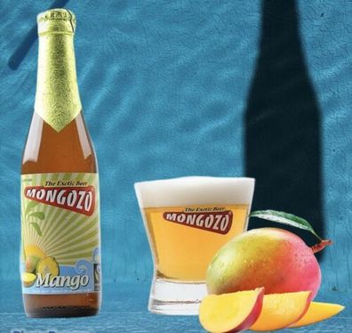 12 Flaschen Mongozo Mango mit 3,6% Alk. Bier