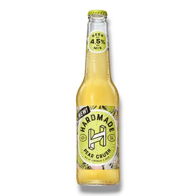 Hardmade Pear Crush Mixbier 12 x 0,4l - Birnen Limonade & Bier mit 4,5% Vol.