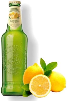 BIRRA Moretti Sommer Radler Zitrone CL.33 X 6 Flaschen Bier mit nur 1,4 % Vol