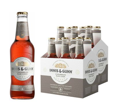 12 x Innis & Gun Caribbean Rum Cask - Rotbier aus Schottland 8,31/ L