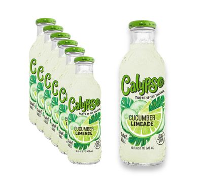 6 x 473ml Calypso Cucumber Lemonade- die amerikanische Erfrischung 7,52/ L