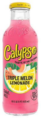 Calypso Lemonade Lemonade Triple Melon 12 Flaschen 473 ml versiegelt 5,27/ L