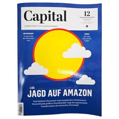 Capital Zeitschrift Dezember 12/2023 Aktuelle Ausgabe Lidl Jagd auf Amazon