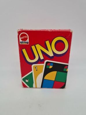 Uno 1992 Mattel Kartenspiel 10019 Uno Klassiker Retro Spiel