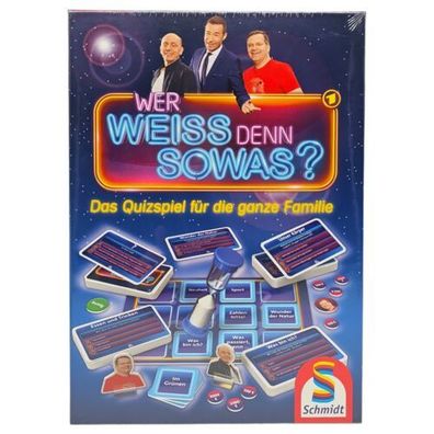 Schmidt Spiele 49356 Wer Weiss denn sowas Quizspiel Familienspiel TV-Sendung Neu