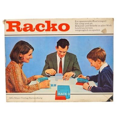 Racko Ravensburger Spiel Kartenspiel Gesellschaftsspiel 1965 Erste Ausgabe