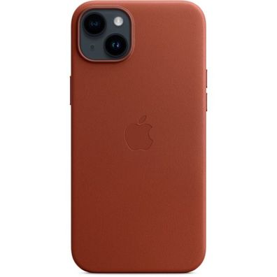 Apple Leder Case iPhone 14 Plus bn mit MagSafe - umbra - Apple MPPD3ZM/ A - ...