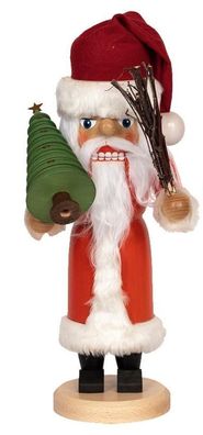 Nussknacker "Weihnachtsmann", rot BxHxT 14x36x14cm NEU Nusknacker Holzfigur Weih