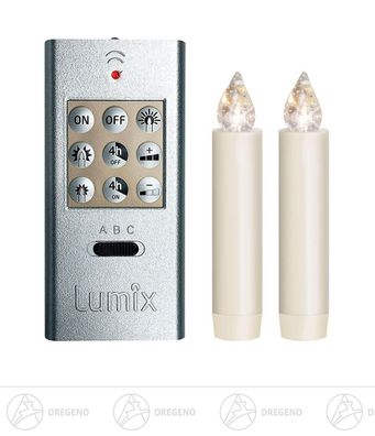 LUMIX Classic MINI S, -Superlight Basis 2 Kerzen, 1 Fernbedienung inkl. Batterien