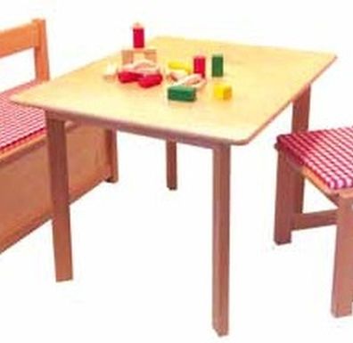 Holzmöbel Tisch Tisch: T/ B/ H 58,0cm/74cm/55cm NEU Kindermöbel Kindergarnitur