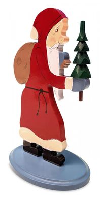 Weihnachtsfigur Flachfigur Weihnachtsmann Höhe 25cm NEU Weihnachtsdeko Holzfigur