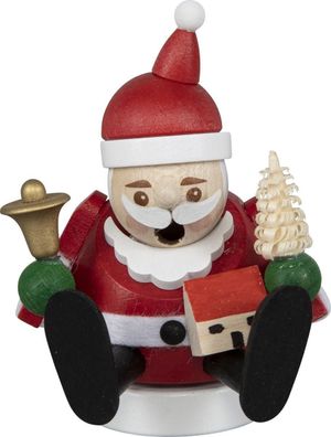 Räucherfigur mini "Weihnachtsmann" Höhe 8cm NEU Räuchermann Räucherfigur Rauchfi