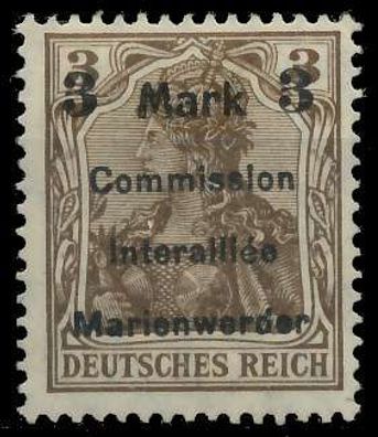 Marienwerder Nr 24AIb ungebraucht gepr. X49A90A