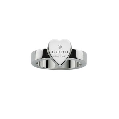 Gucci – YBC223867001 – Markenring mit eingraviertem Gucci-Markenzeichen-Herzmotiv aus