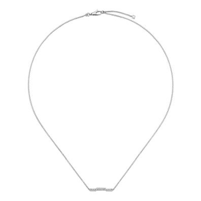 Gucci – YBB662132001 – Link to Love-Halskette aus 18-karätigem Weißgold und Diamanten