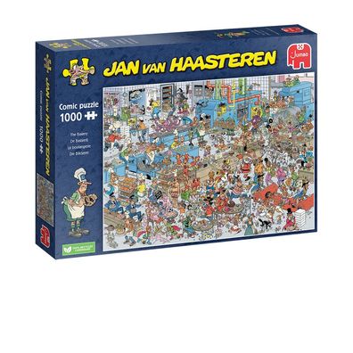 Jumbo Spiele 1110100310 Jan van Haasteren Die Bäckerei 1000 Teile Puzzle