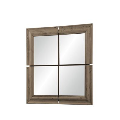 Wandspiegel Holzrahmen Spiegel Möbel Neu 105 * 105cm Glas Rahmen Wand xxl moderner