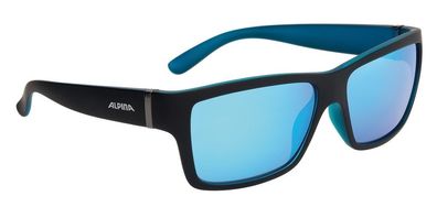 Alpina Sonnenbrille Kacey matt schwarz blau Glas blau