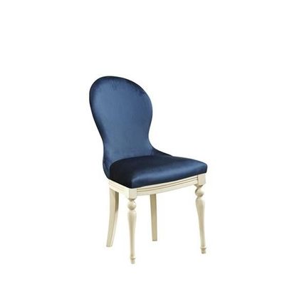 Stuhl 1x Luxus Design Polster Designer Stühle Sitz Büro Esszimmer Holz Sessel