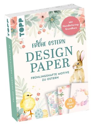 Design Paper Frohe Ostern A6, Ludmila Blum