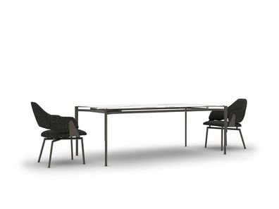Modern Esszimmer Möbel Esstisch 4x Stühle Luxus Einrichtung Tisch Neu