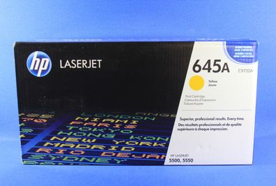 HP C9732A LaserJet 5500 Toner Yellow -A