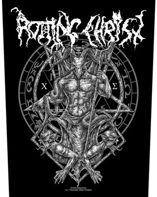 Rotting Christ Hellenic Black Metal Rückenaufnäher Back Patch