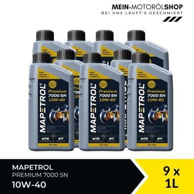 Mapetrol Premium 7000 SN 10W-40 9x1 Liter