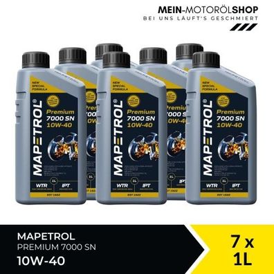 Mapetrol Premium 7000 SN 10W-40 7x1 Liter