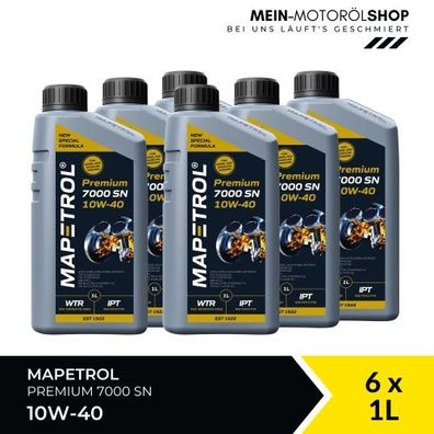 Mapetrol Premium 7000 SN 10W-40 6x1 Liter