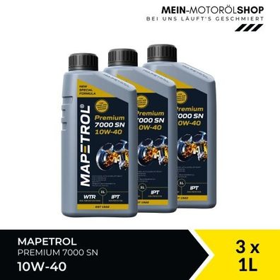 Mapetrol Premium 7000 SN 10W-40 3x1 Liter