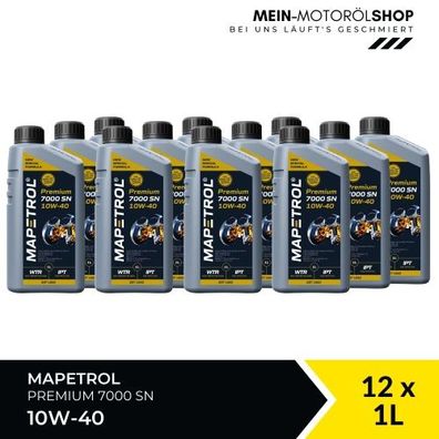 Mapetrol Premium 7000 SN 10W-40 12x1 Liter
