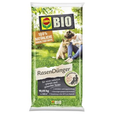 COMPO BIO Rasendünger 10,05 kg Naturrasendünger Biorasendünger organisch