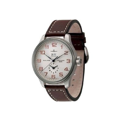 Zeno-Watch - Armbanduhr - Herren - OS Retro + Dual-Time - 8651-f2
