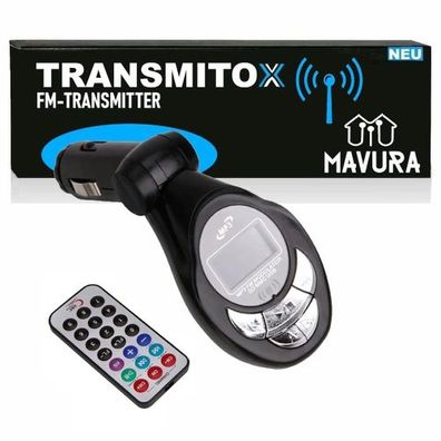 Transmitox FM Transmitter Bluetooth USB SD Ladegerät für Handy Radio Adapter