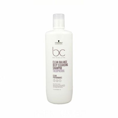 Schwarzkopf Bc Clean Balance Deep Cleansing Shampoo 1000ml